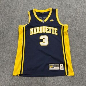 VTG Nike Dwyane Wade Jersey Marquette Golden Eagles Large NCAA Basketball #3